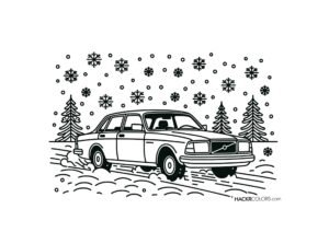 volvo240-malarbilder-for-att-skriva-ut-gratis